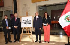 Azərbaycan və Peru arasında diplomatik münasibətlərin qurulmasının 30 illiyinə həsr olunmuş sərginin açılış mərasimi keçirilib (FOTO)