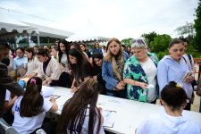 Leyla Əliyeva və Alona Əliyeva Xeyirxahlıq Festivalında iştirak ediblər (FOTO)