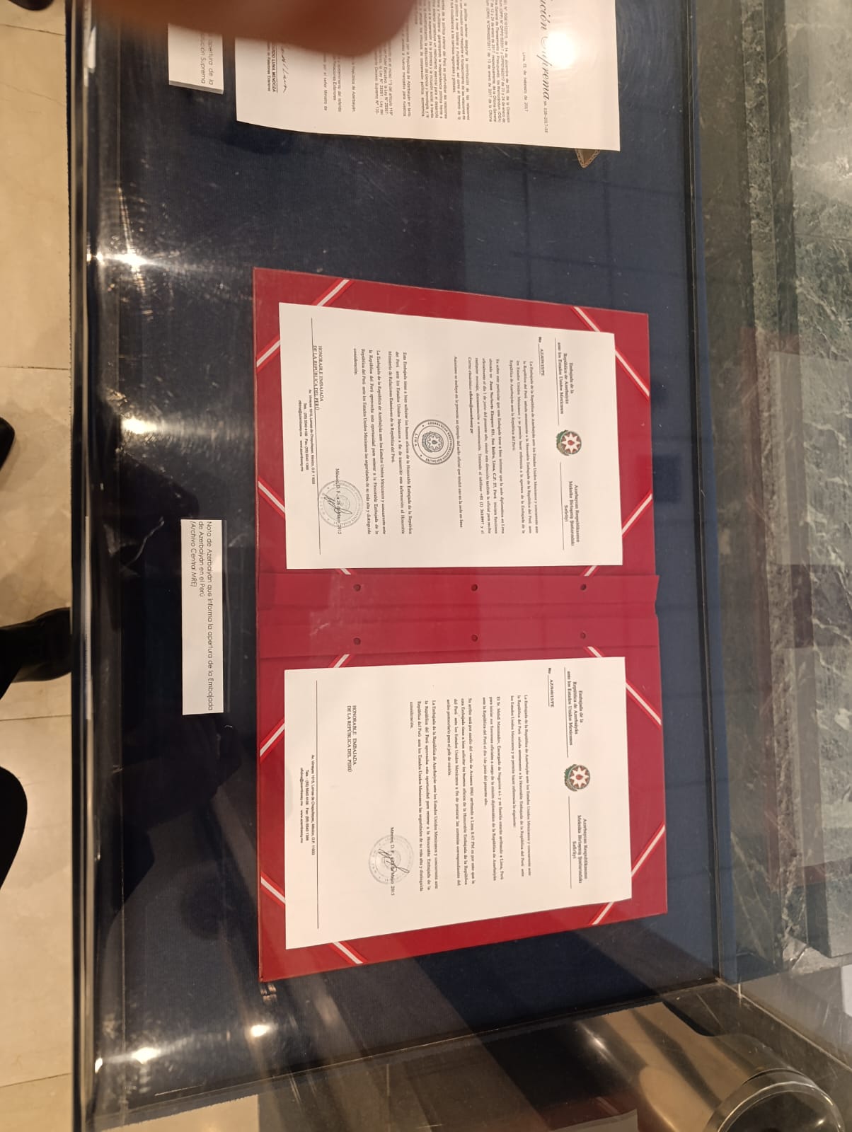 Azərbaycan və Peru arasında diplomatik münasibətlərin qurulmasının 30 illiyinə həsr olunmuş sərginin açılış mərasimi keçirilib (FOTO)