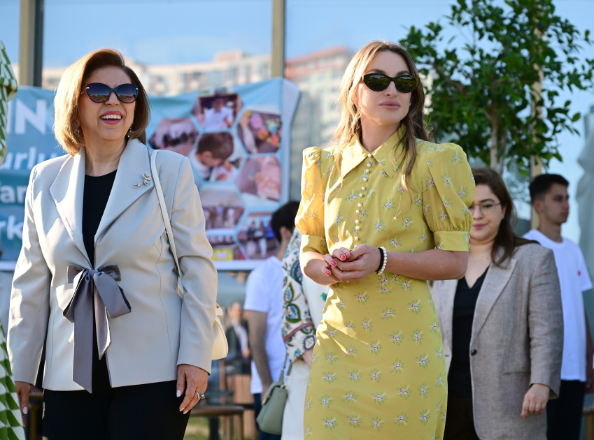 Leyla Əliyeva və Alona Əliyeva Xeyirxahlıq Festivalında iştirak ediblər (FOTO)