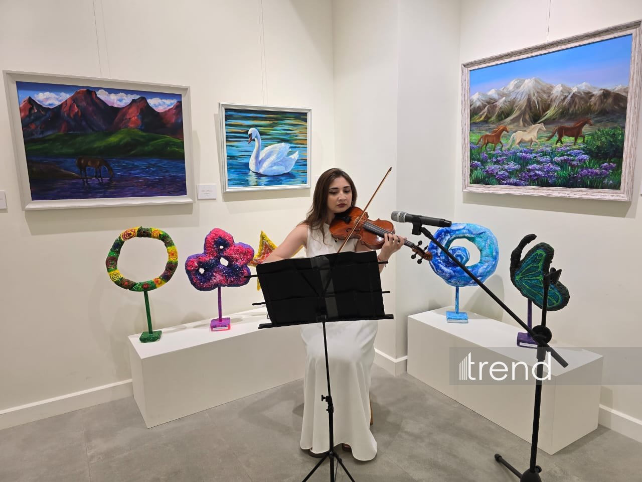 Bakıda Gülnar İncəsənət Studiyasının rəngarəng "Fərqli Baxışlar" sərgisi açılıb (FOTO)