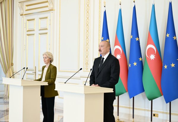 Prezident İlham Əliyev: Azərbaycan Avropa İttifaqı üçün Cənubi Qafqazda əsas ticarət tərəfdaşıdır (VİDEO)
