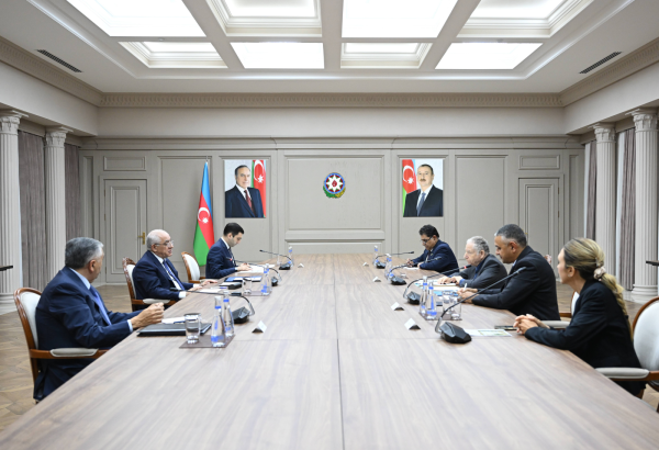 Əli Əsədov BMT Baş katibinin xüsusi elçisi ilə görüşüb