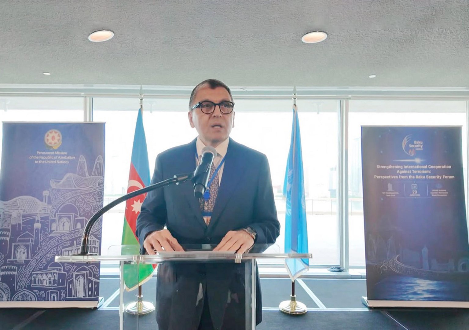BMT-də Bakı Təhlükəsizlik Forumunun beynəlxalq ictimaiyyətə təqdimatı keçirilib (FOTO)