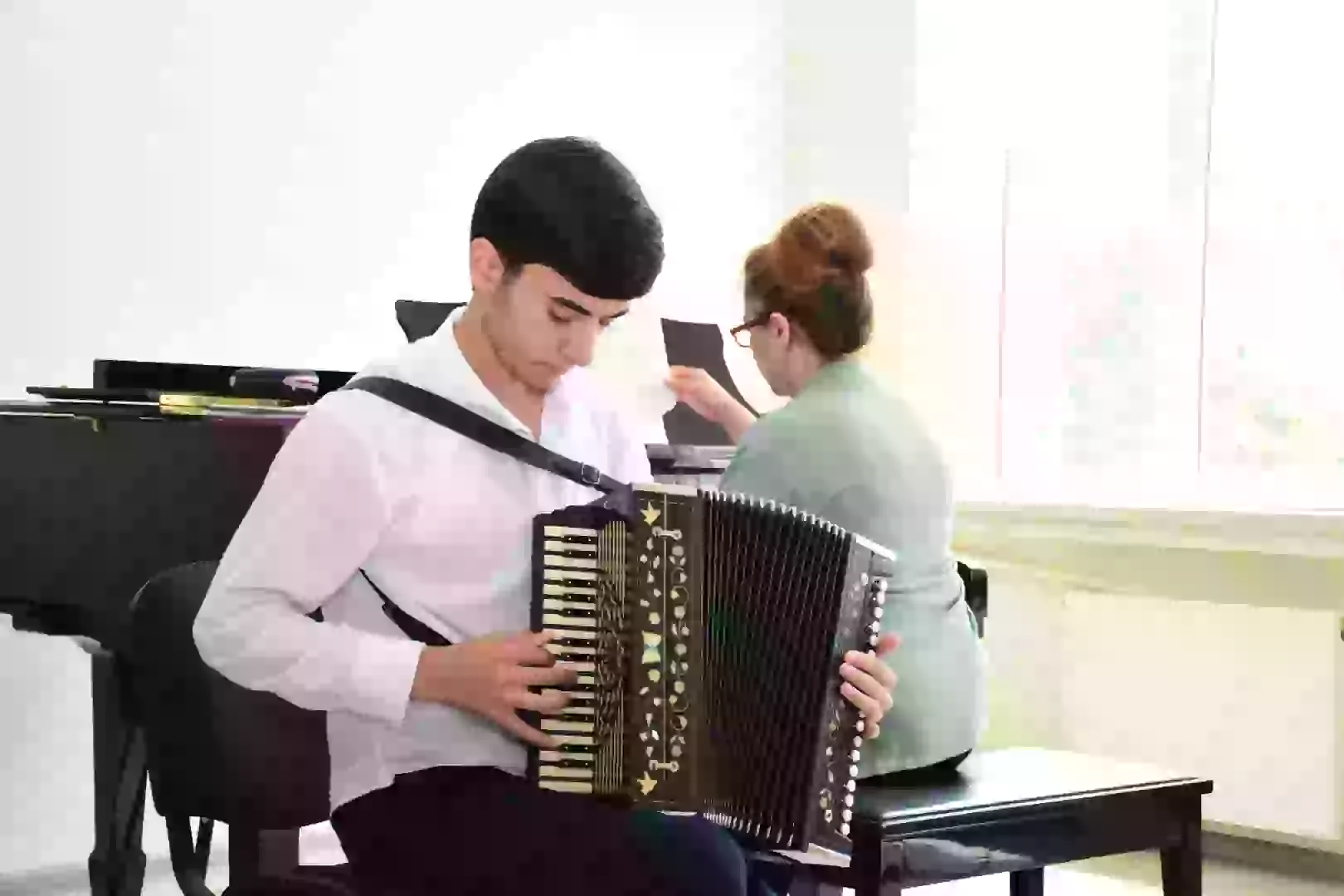Musiqi sənəti üzrə qabiliyyət imtahanları başlayıb (FOTO)