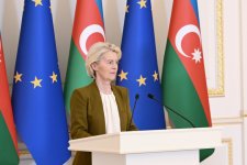 Prezident İlham Əliyev və Avropa Komissiyasının Prezidenti mətbuata bəyanatlarla çıxış ediblər (FOTO/VİDEO) (YENİLƏNİB)