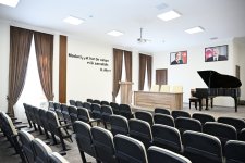 Heydər Əliyev Fondunun vitse-prezidenti Leyla Əliyeva Şəki Şəhər İncəsənət Məktəbində olub (FOTO)