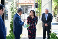 Heydər Əliyev Fondunun vitse-prezidenti Leyla Əliyeva Şəki Şəhər İncəsənət Məktəbində olub (FOTO)