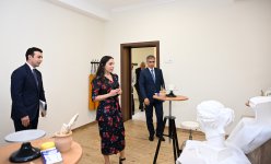 Heydər Əliyev Fondunun vitse-prezidenti Leyla Əliyeva Şəki Şəhər İncəsənət Məktəbində olub (FOTO)