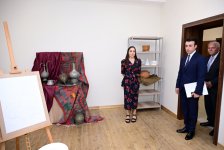 Heydər Əliyev Fondunun vitse-prezidenti Leyla Əliyeva Şəki Şəhər İncəsənət Məktəbində olub (FOTO)