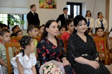 Heydər Əliyev Fondunun vitse-prezidenti Leyla Əliyeva Şəkidə Uşaq evi sosial xidmət müəssisəsinin sakinləri ilə görüşüb (FOTO)