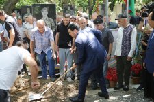 Xaçmazda Birinci Qarabağ müharibəsi şəhidi Yarməmməd Nuriyev dəfn edilib (FOTO)