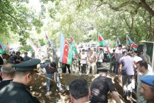 Xaçmazda Birinci Qarabağ müharibəsi şəhidi Yarməmməd Nuriyev dəfn edilib (FOTO)