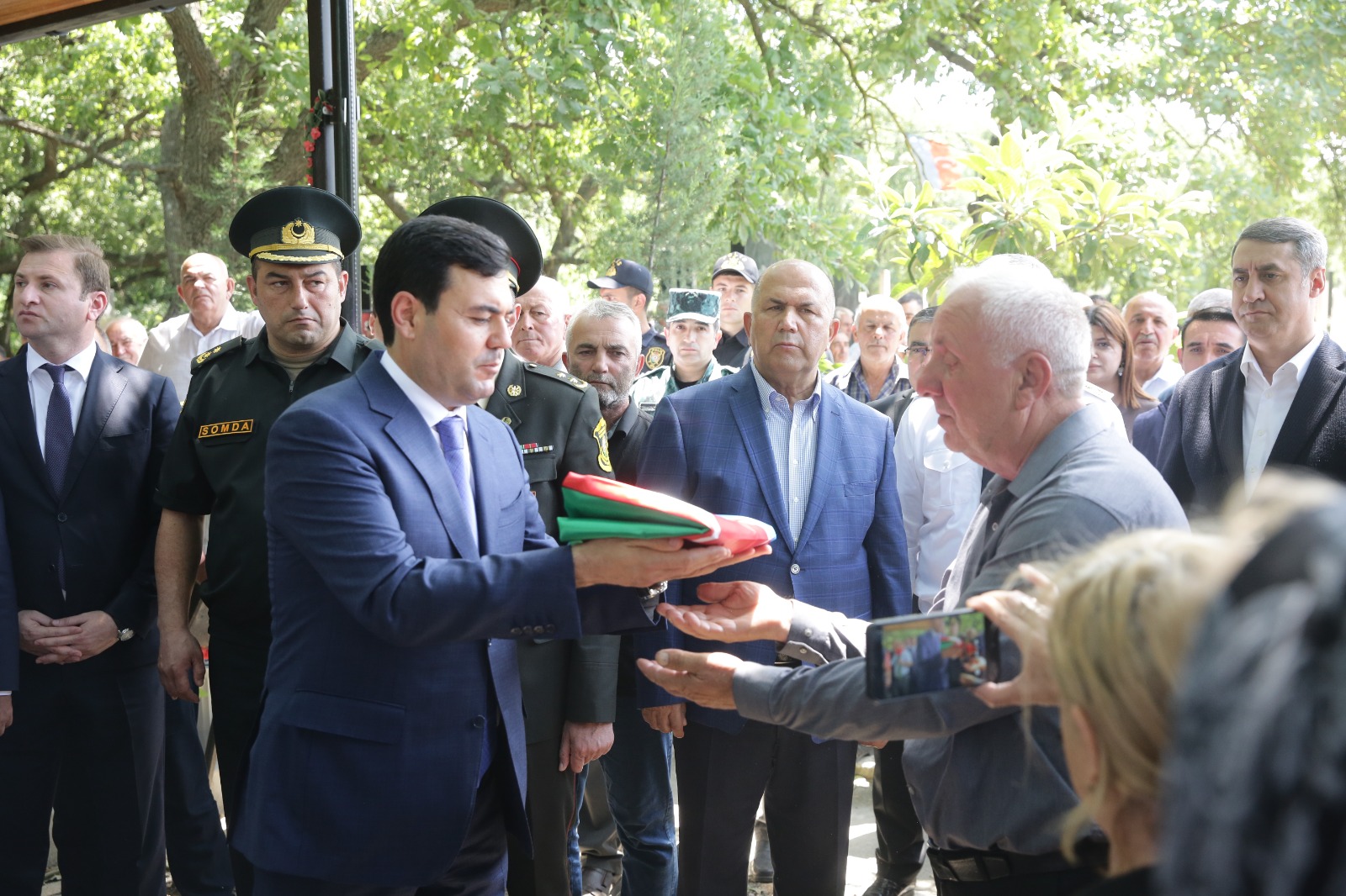 Xaçmazda Birinci Qarabağ müharibəsi şəhidi Yarməmməd Nuriyev dəfn edilib (FOTO)
