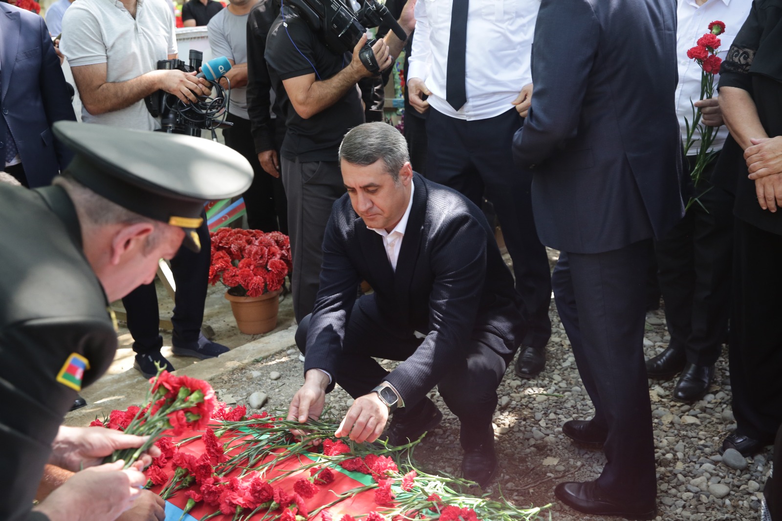 Xaçmazda Birinci Qarabağ müharibəsi şəhidi Yarməmməd Nuriyev dəfn edilib (FOTO)