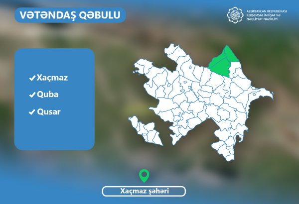 Rəşad Nəbiyevin Xaçmazda keçiriləcək vətəndaş qəbulunun vaxtı dəyişib