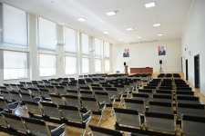 Leyla Əliyeva Yevlaxda məktəb binasının açılışında iştirak edib (FOTO)