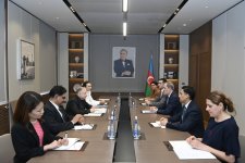 Ceyhun Bayramov BMT-nin xüsusi elçisi ilə görüşüb (FOTO)