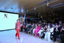 Alyona Əliyeva Azərbaycan Milli Xalça Muzeyində “Zamanın naxışları” moda nümayişində iştirak edib (FOTO)
