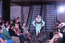 Alyona Əliyeva Azərbaycan Milli Xalça Muzeyində “Zamanın naxışları” moda nümayişində iştirak edib (FOTO)