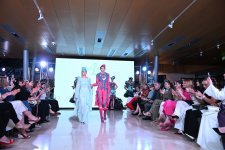 Alyona Əliyeva Azərbaycan Milli Xalça Muzeyində “Zamanın naxışları” moda nümayişində iştirak edib (FOTO)