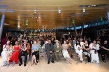 Alyona Əliyeva Azərbaycan Milli Xalça Muzeyində “Zamanın naxışları” moda nümayişində iştirak edib (FOTO)