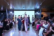 Alyona Əliyeva Azərbaycan Milli Xalça Muzeyində “Zamanın naxışları” moda nümayişində iştirak edib (FOTO)