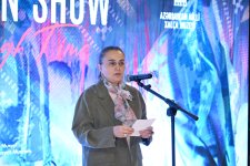 Alyona Əliyeva Azərbaycan Milli Xalça Muzeyində “Zamanın naxışları” moda nümayişində iştirak edib (FOTO)