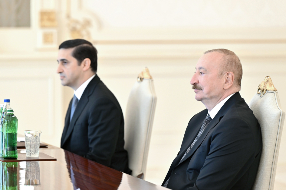 Prezident İlham Əliyev Türkiyənin ədliyyə nazirini qəbul edib (FOTO)