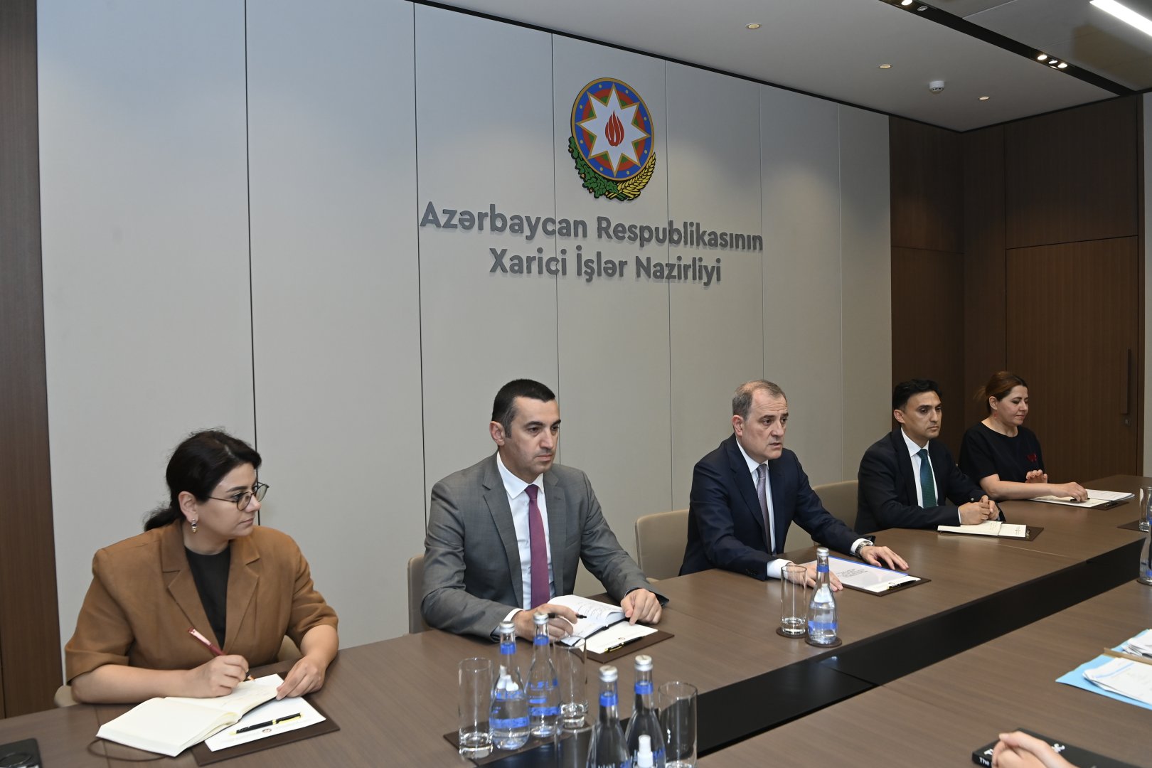 Ceyhun Bayramov BMT-nin xüsusi elçisi ilə görüşüb (FOTO)
