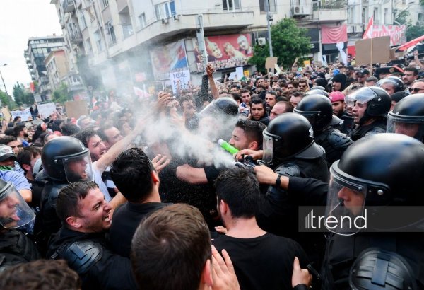 Albaniya iğtişaşlarında 15 nəfər yaralanıb