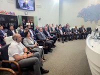 ADY rəhbərliyi Rusiya və İranla dəmir yolu sahəsində əməkdaşlığın inkişafını müzakirə edib (FOTO)