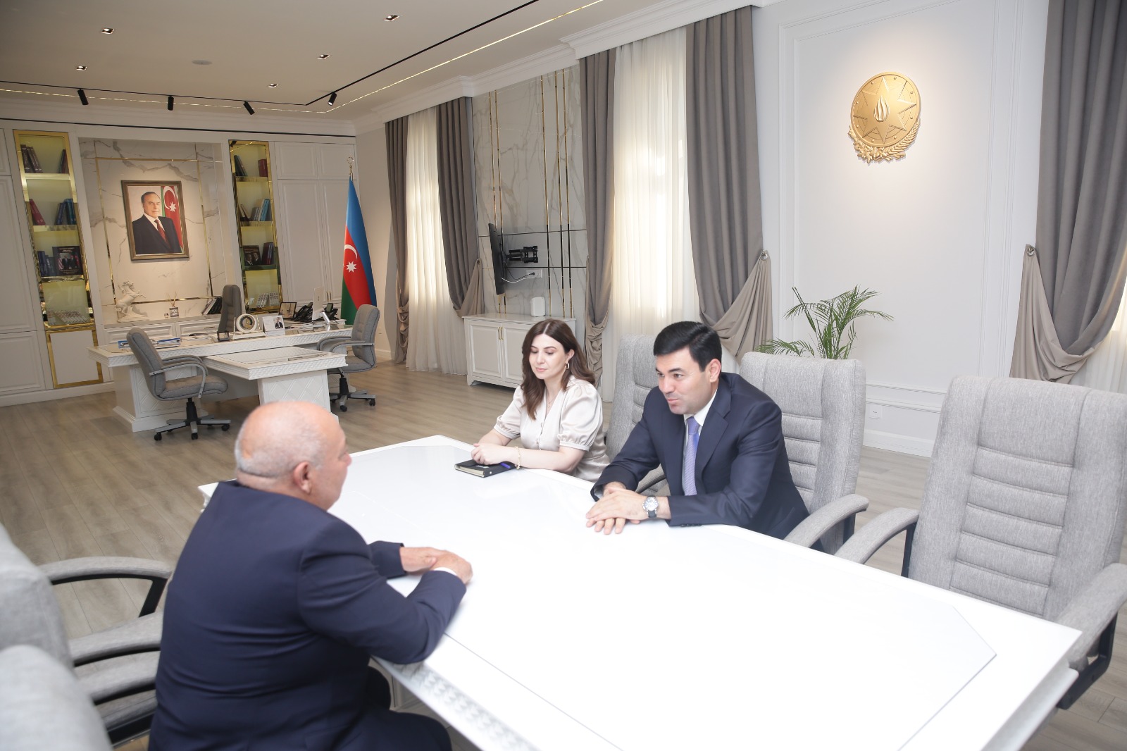 Xaçmaz rayonunda Əməkdar həkim Səyyaf Tağıyev 70 illiyi münasibətilə təltif olunub (FOTO)