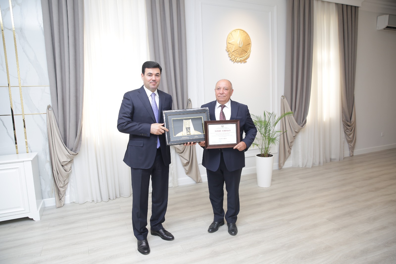Xaçmaz rayonunda Əməkdar həkim Səyyaf Tağıyev 70 illiyi münasibətilə təltif olunub (FOTO)