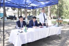 Xaçmazın Yergüc kəndində sakinlərin növbəti səyyar qəbulu keçirilib (FOTO)