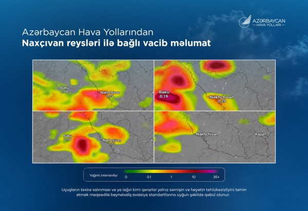 Bəzi Bakı-Naxçıvan reysləri təxirə salınıb - AZAL
