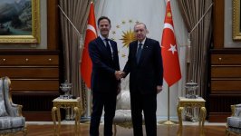 Ərdoğan NATO-nun Baş katibi ilə görüşüb (YENİLƏNİB) (FOTO)