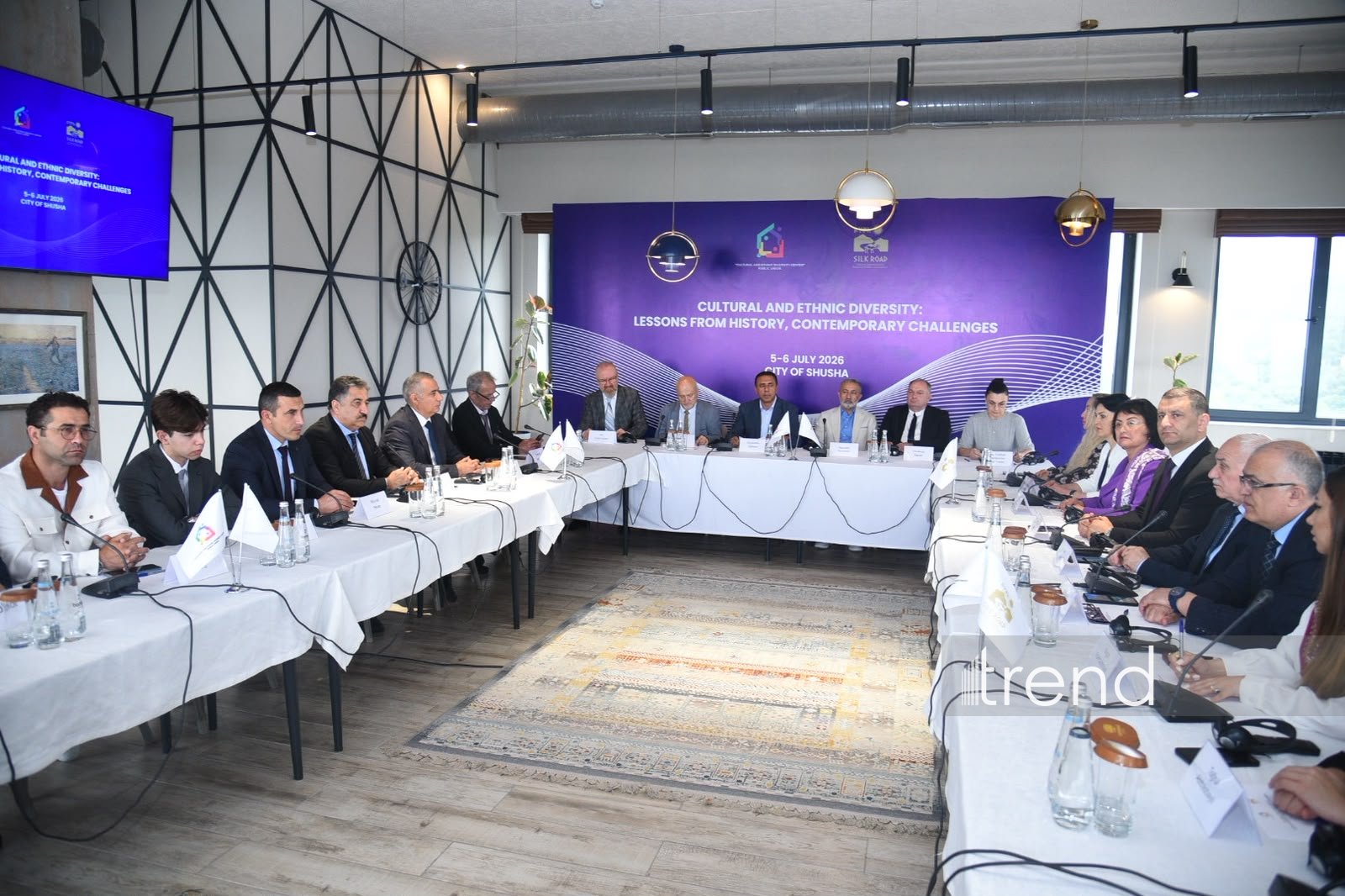 Şuşada mədəni müxtəliflik üzrə beynəlxalq konfrans öz işinə başlayıb (FOTO)
