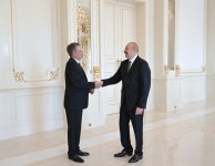 Prezident İlham Əliyev ABŞ Senatının Xarici Əlaqələr Komitəsinin üzvünü qəbul edib (FOTO/VİDEO)