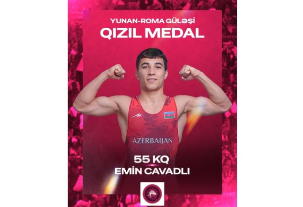 Azərbaycan güləşçiləri Avropa çempionatına 1 qızıl, 2 gümüş medalla start verib