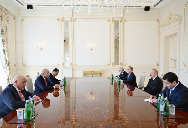 Prezident İlham Əliyev İordaniya Baş nazirinin müavini, xarici işlər və mühacir məsələləri nazirini qəbul edib (FOTO/VİDEO)