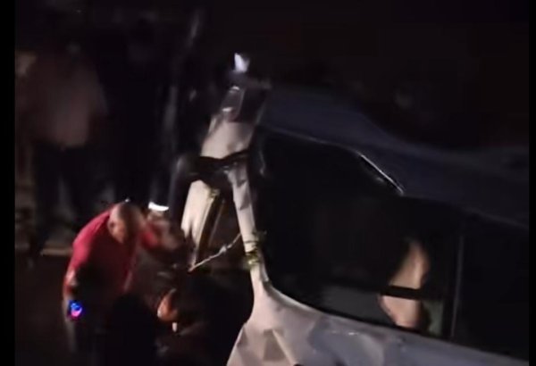 Suqovuşanda işçiləri daşıyan mikroavtobus aşıb, yaralılar var (YENİLƏNİB)