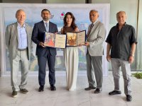QDF “Qarabağın Rəngləri” (2026) layihəsində iştirak edən gənc rəssamları mükafatlandırdı