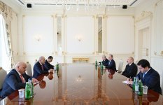Prezident İlham Əliyev İordaniya Baş nazirinin müavini, xarici işlər və mühacir məsələləri nazirini qəbul edib (FOTO)