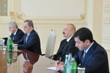 Prezident İlham Əliyev İordaniya Baş nazirinin müavini, xarici işlər və mühacir məsələləri nazirini qəbul edib (FOTO)