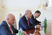 Prezident İlham Əliyev İordaniya Baş nazirinin müavini, xarici işlər və mühacir məsələləri nazirini qəbul edib (FOTO)