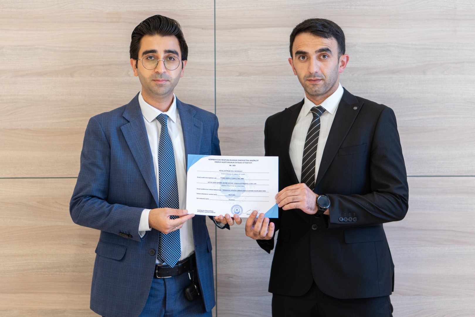 Növbəti enerji auditorlarına ixtisas attestatı təqdim edilib