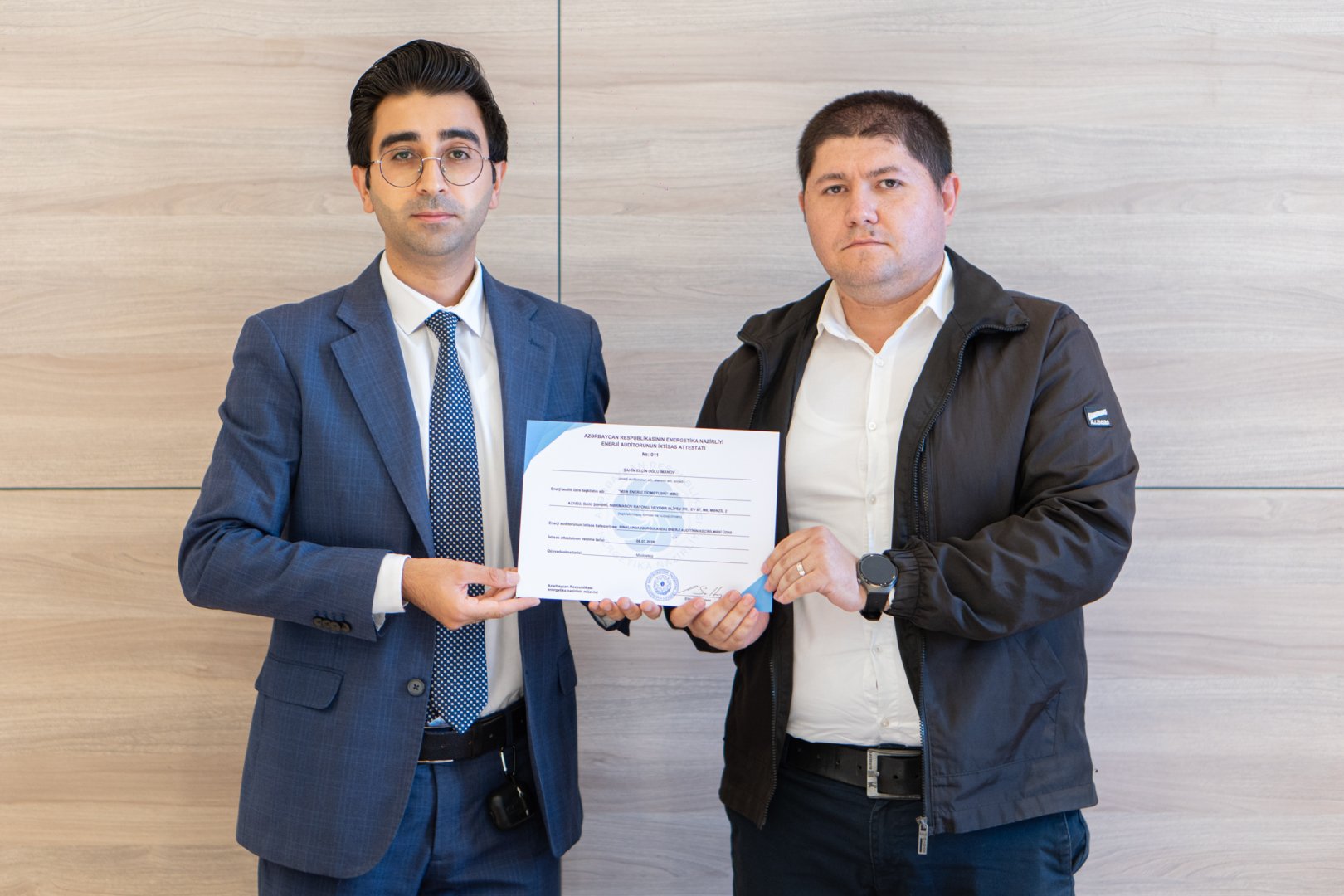 Növbəti enerji auditorlarına ixtisas attestatı təqdim edilib