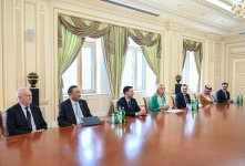 Prezident İlham Əliyev bir sıra beynəlxalq qurumların rəhbər şəxslərini qəbul edib (FOTO)