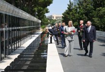 Konstitusiya Məhkəməsində Latviya Konstitusiya Məhkəməsinin sədri ilə görüş olub (FOTO)